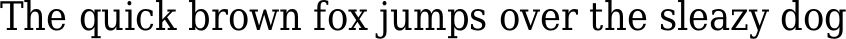 DejaVu Serif Condensed example
