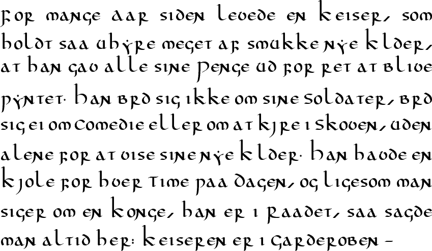 Uncial example