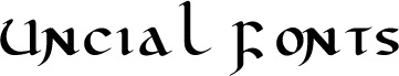 Uncial Fonts