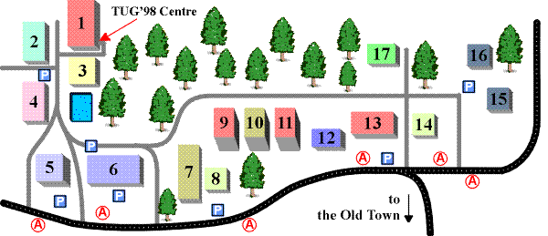 Scheme of Bielany
Campus